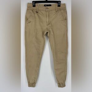 Publish today for tomorrow twill joggers in wheat color